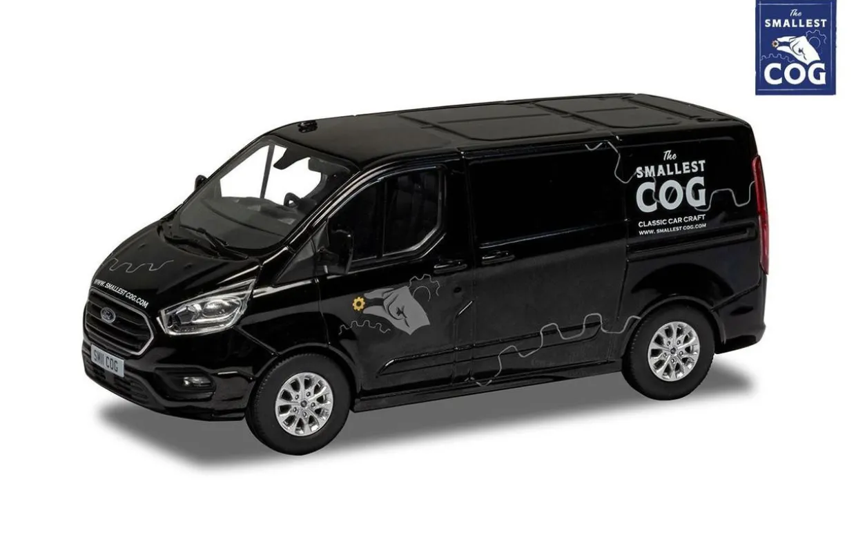 Corgi 1/43 Ford Transit Custom 300L1, Shadow Black (Richard Hammond's The Smallest Cog)