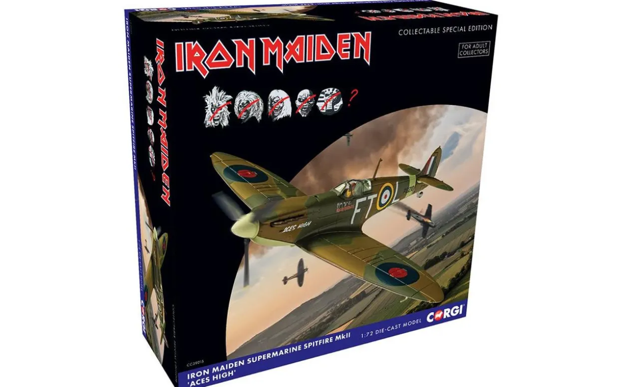 Corgi 1/72 Iron Maiden - Supermarine Spitfire MKII 'Aces High'