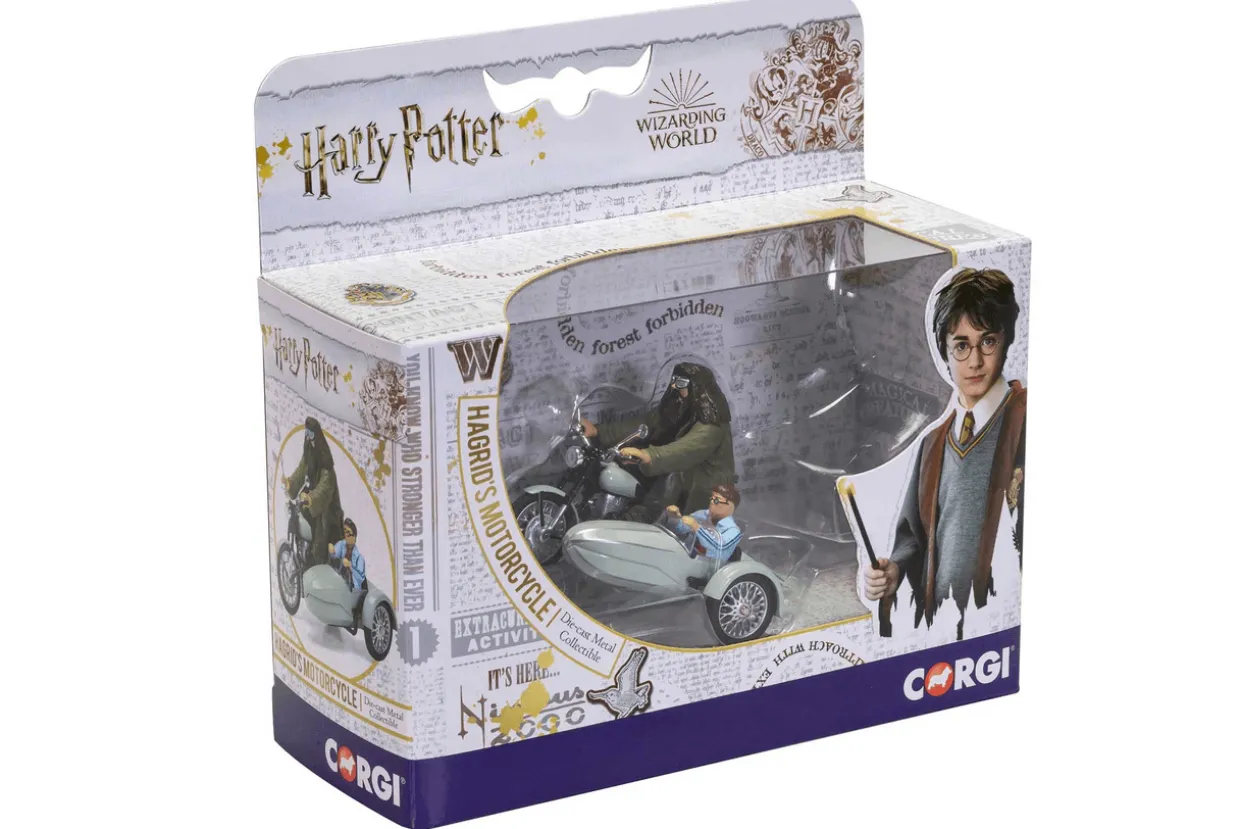 Corgi Harry Potter Hagrid Motorcycle and Sidecar Diecast Model