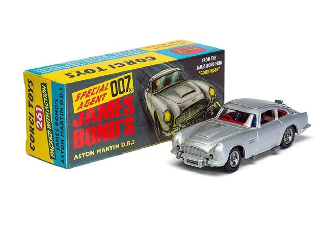 Corgi James Bond Aston Martin DB5 (Reissue, Silver) Diecast Model