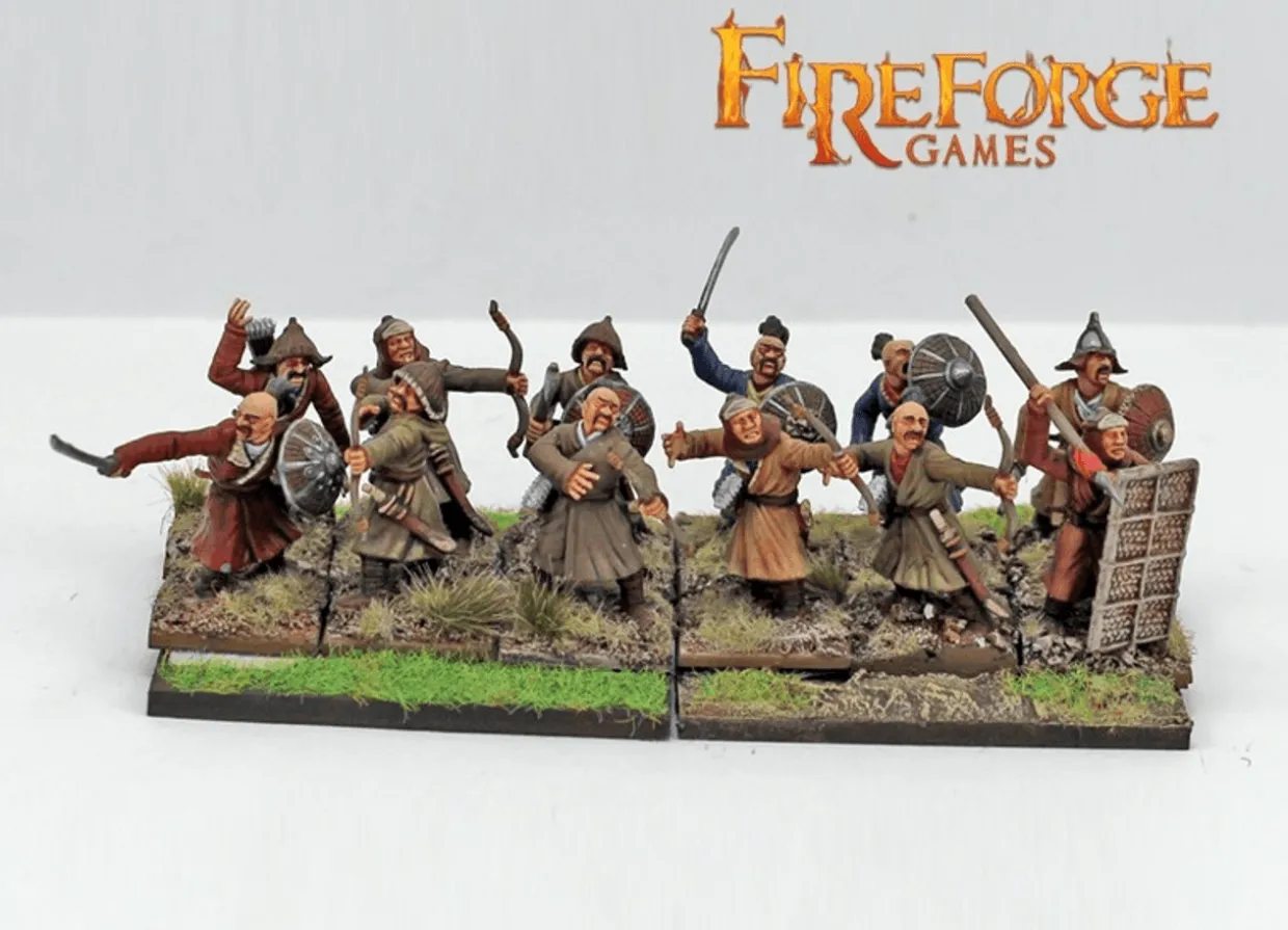 Fireforge Games 28mm Deus Vult - Mongol Steppe Warriors