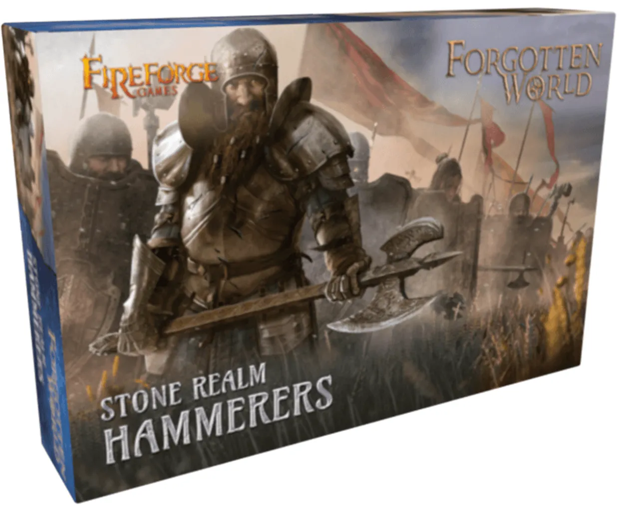 Fireforge Games 28mm Forgotten World - Stone Realm Dwarf Hammerers