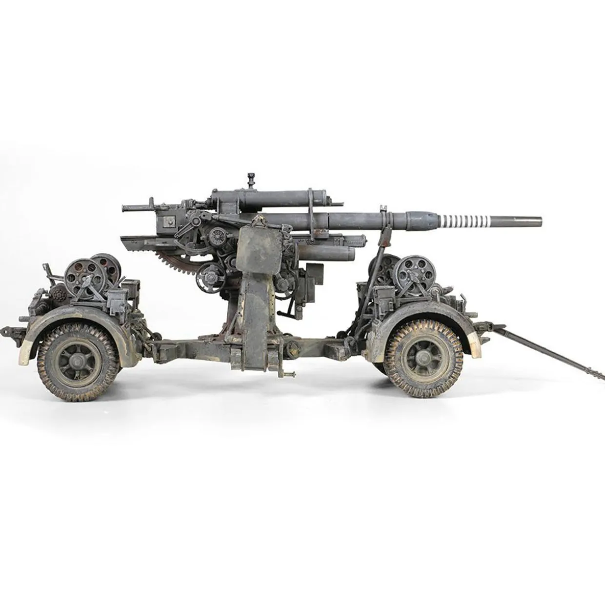 Forces Of Valor 1/32 German Krupp Flak 36 with Flak Rohr 36 gun barrel & sd. 202 tow vehicle Diecast Model