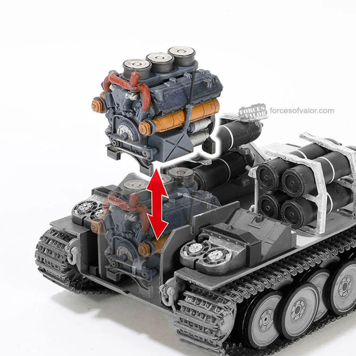 Forces Of Valor 1/32 German Sturmmorserwagen 606/4 Mit 38cm RW 61 L/3.5 Sturmtiger Diecast Model