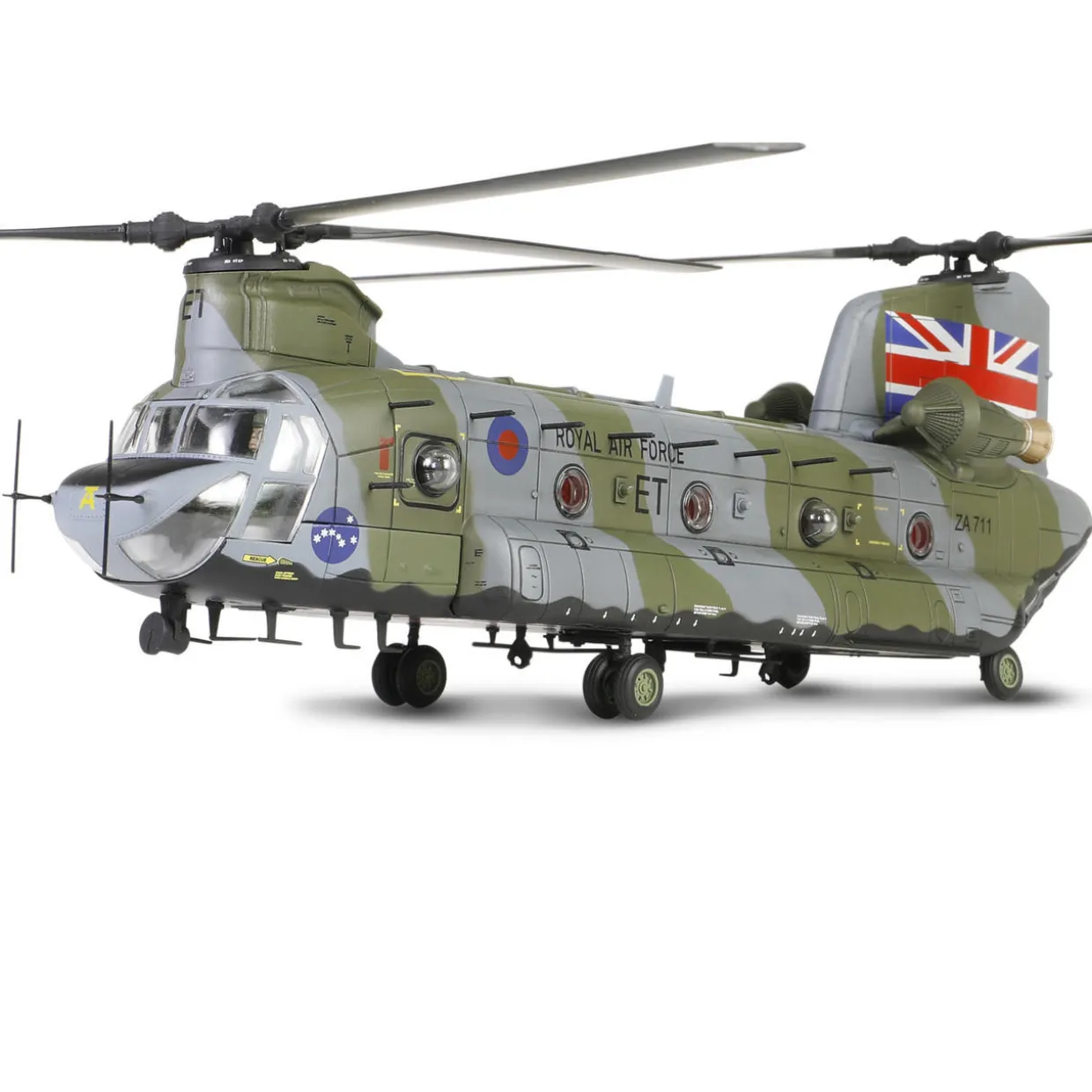 Forces Of Valor 1/72 Royal Air Force Chinook HC Mk1 Helicopter 1984 Diecast Model