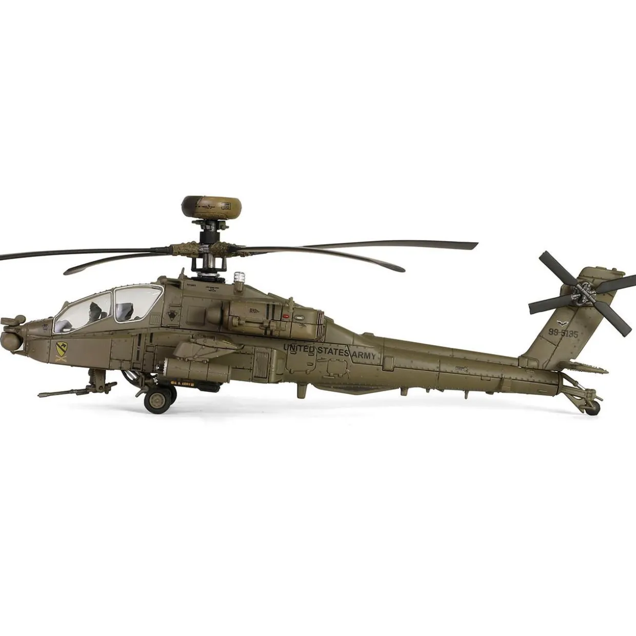 Forces Of Valor 1/72 US Army AH-64D Longbow Apache Attack Helicopter Diecast Model