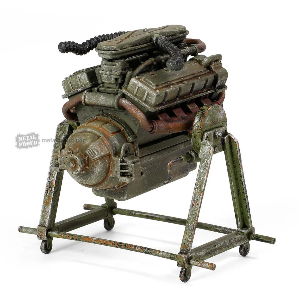 Forces Of Valor 1/32 U.S. Medium Tank Sherman M4A3 (75), VVSS Suspension & 57° Glacis Direct Vision Diecast Model