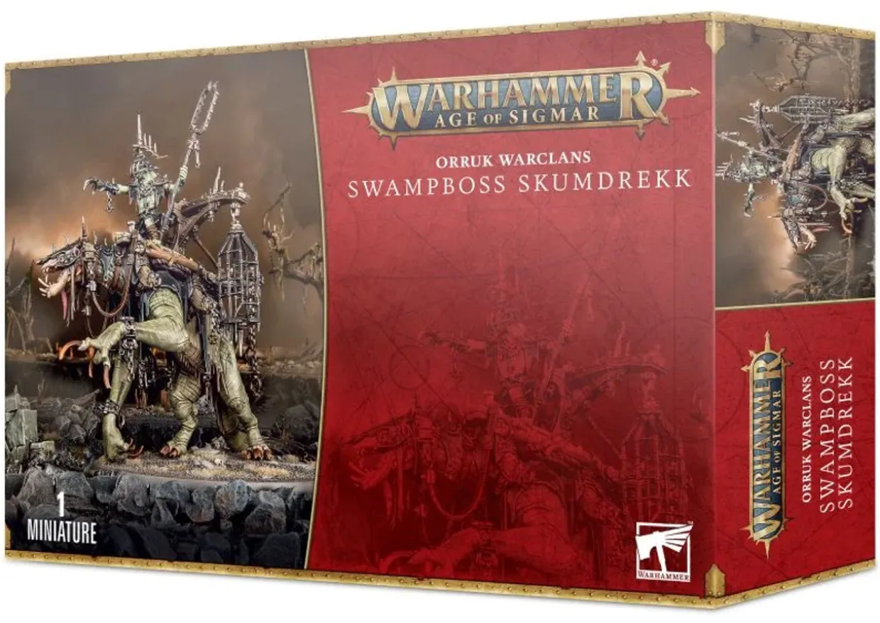 Games Workshop Age of Sigmar - Orruk Warclans - Kruleboyz - Swampboss Skumdrekk