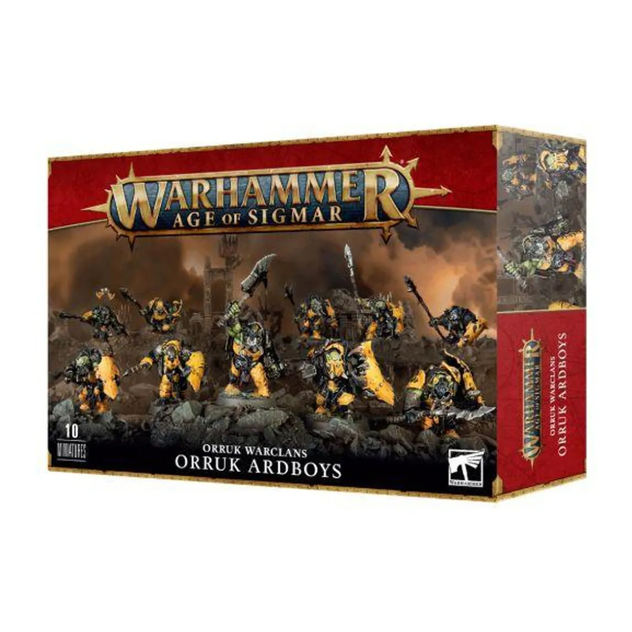 Games Workshop Age of Sigmar - Orruk Warclans - Ironjawz - Orruk Ardboys 2023