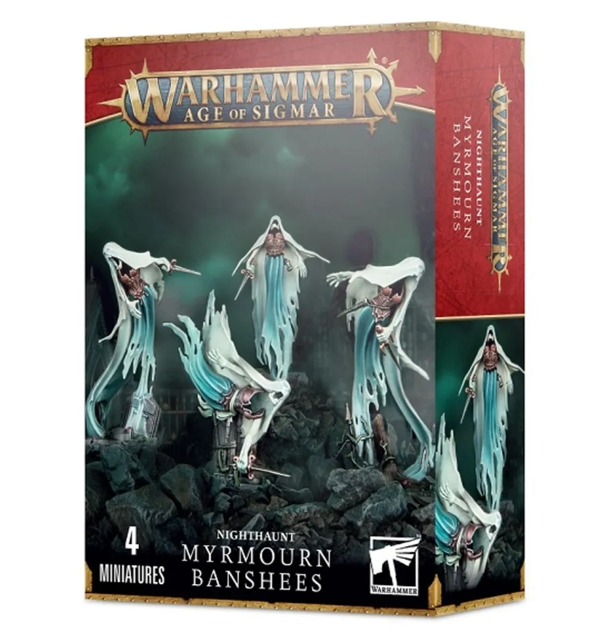 Games Workshop Age of Sigmar - Nighthaunt - Myrmourn Banshees Easy Build
