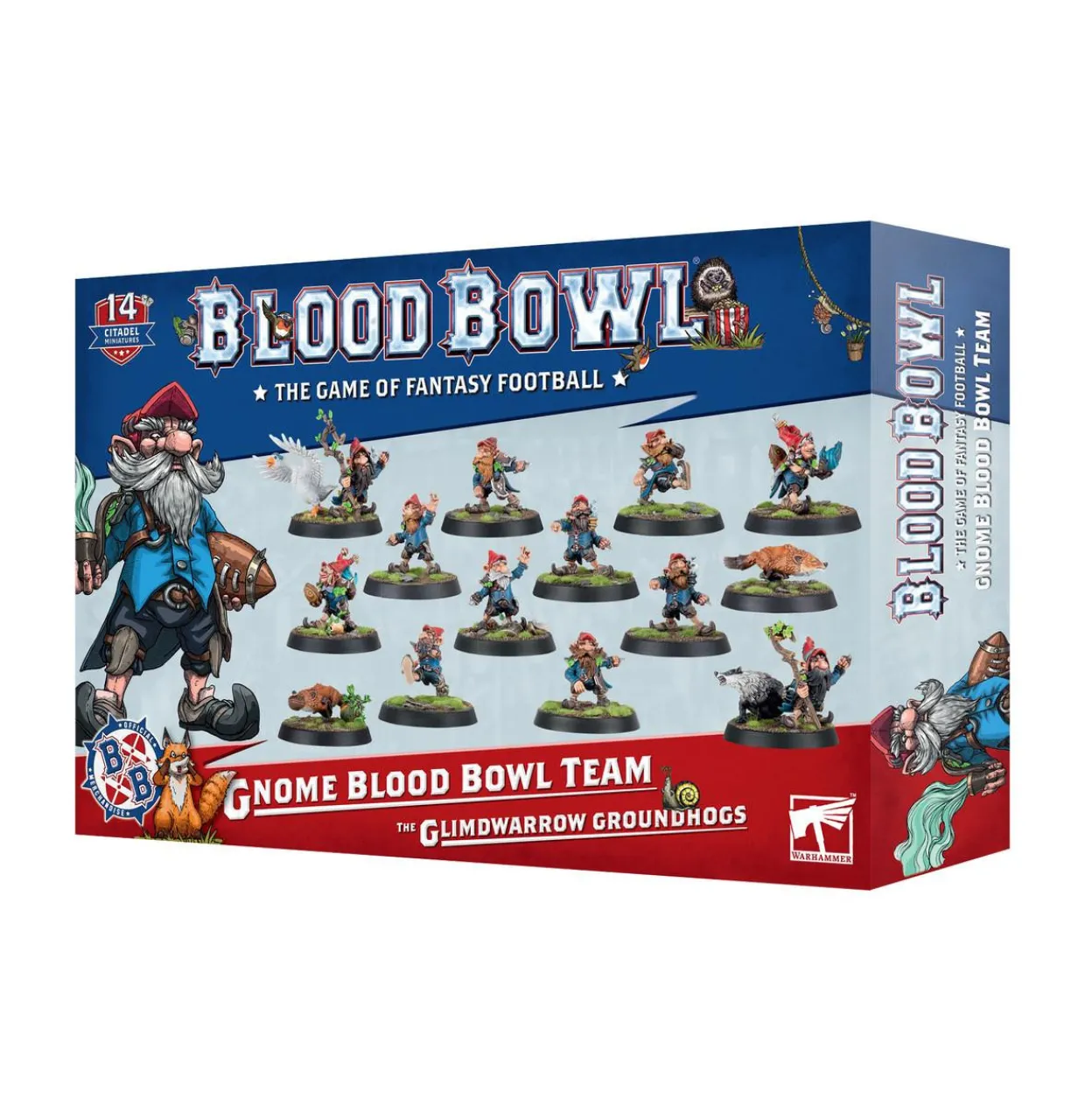 Games Workshop Blood Bowl - Team - Gnome Team The Glimdwarrow Groundhogs
