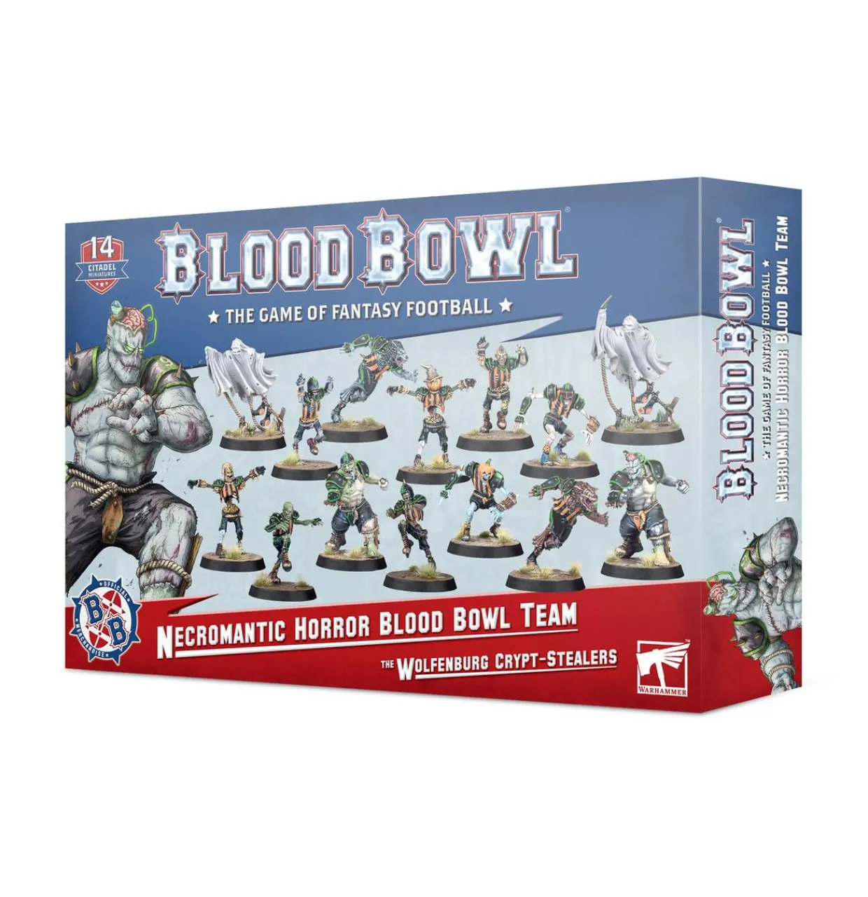 Games Workshop Blood Bowl - Team - Necromantic Horror Team - The Wolfenburg Crypt-stealers