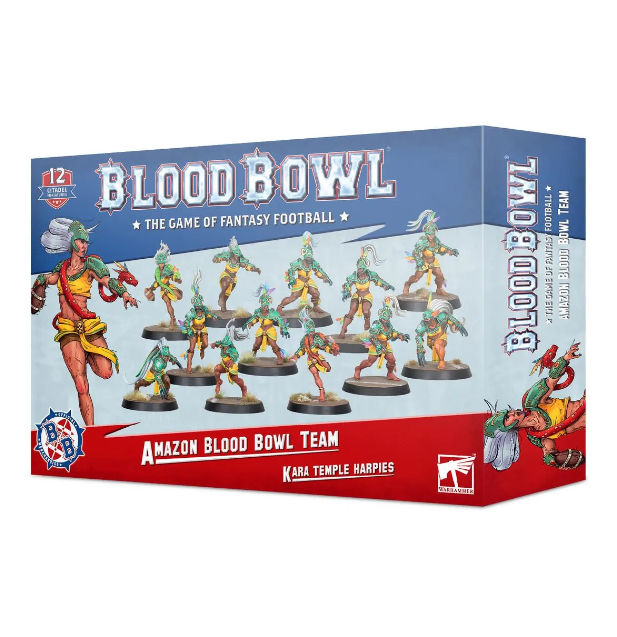 Games Workshop Blood Bowl - Team - Amazon Team - Kara Temple Harpies
