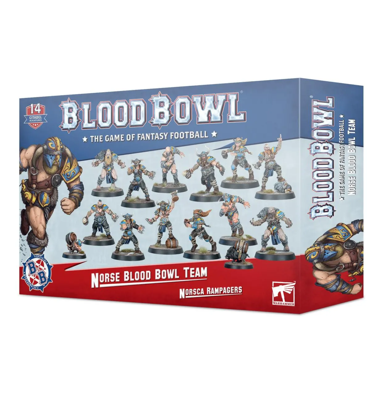 Games Workshop Blood Bowl - Team - Norse Team - The Norsca Rampagers