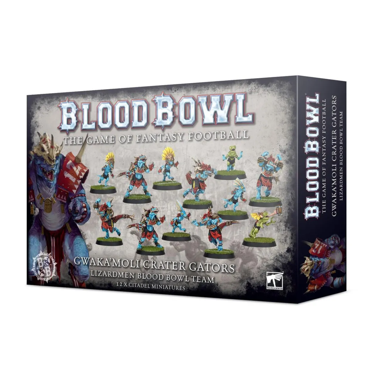 Games Workshop Blood Bowl - Team - Lizardmen Team - The Gwaka'moli Crater Gators