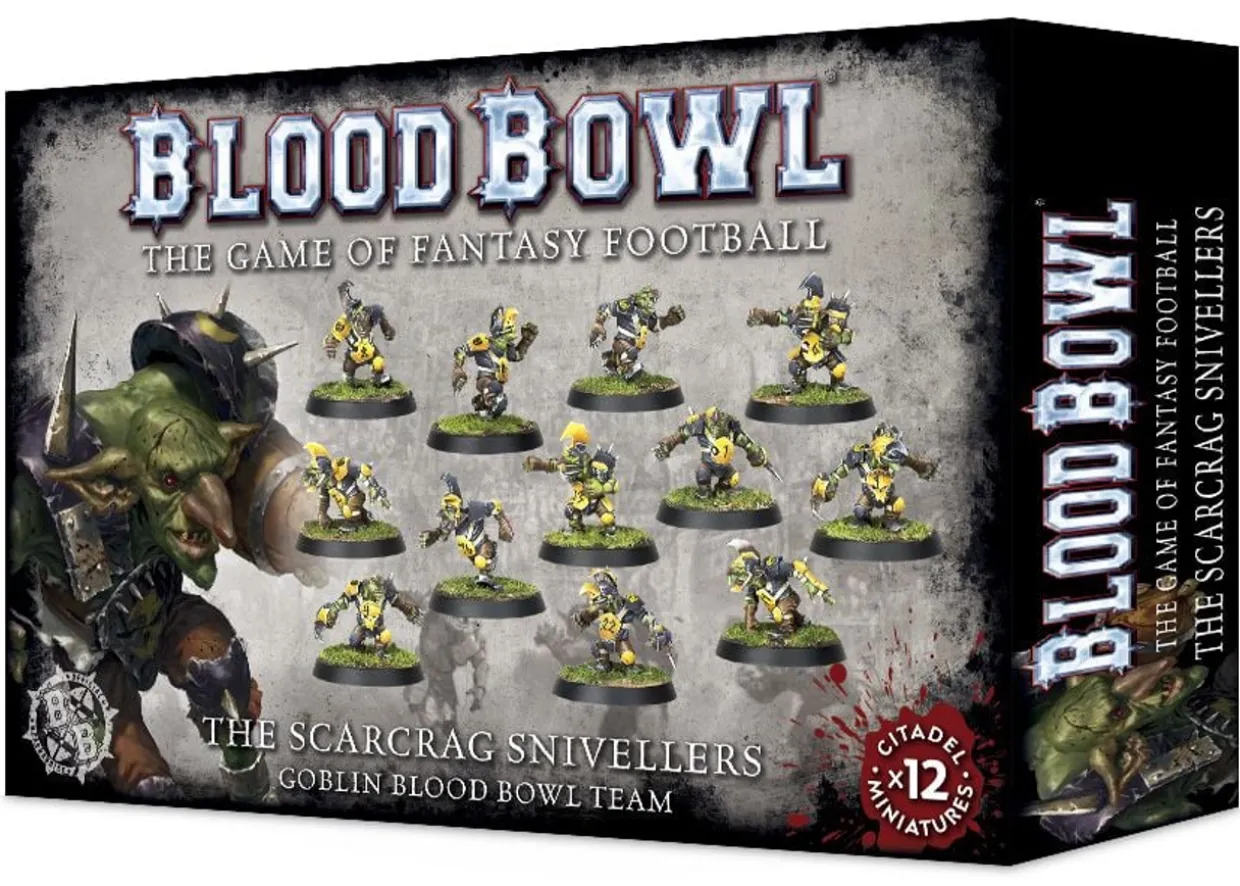 Games Workshop Blood Bowl - Team - Goblin Team - The Scarcrag Snivellers