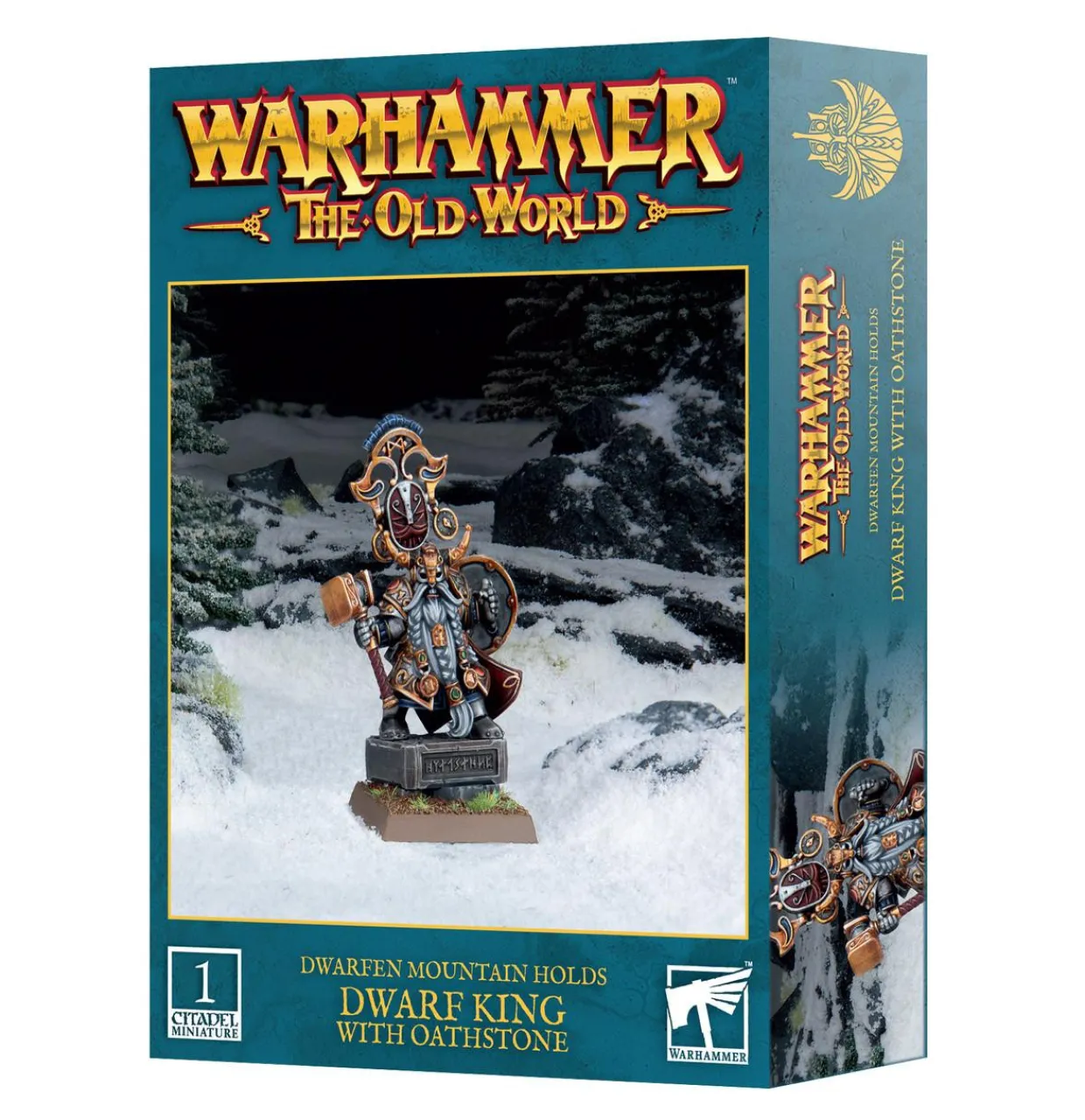 Games Workshop Warhammer The Old World - Dwarfen Mountain Holds - Dwarf King With Oathstone