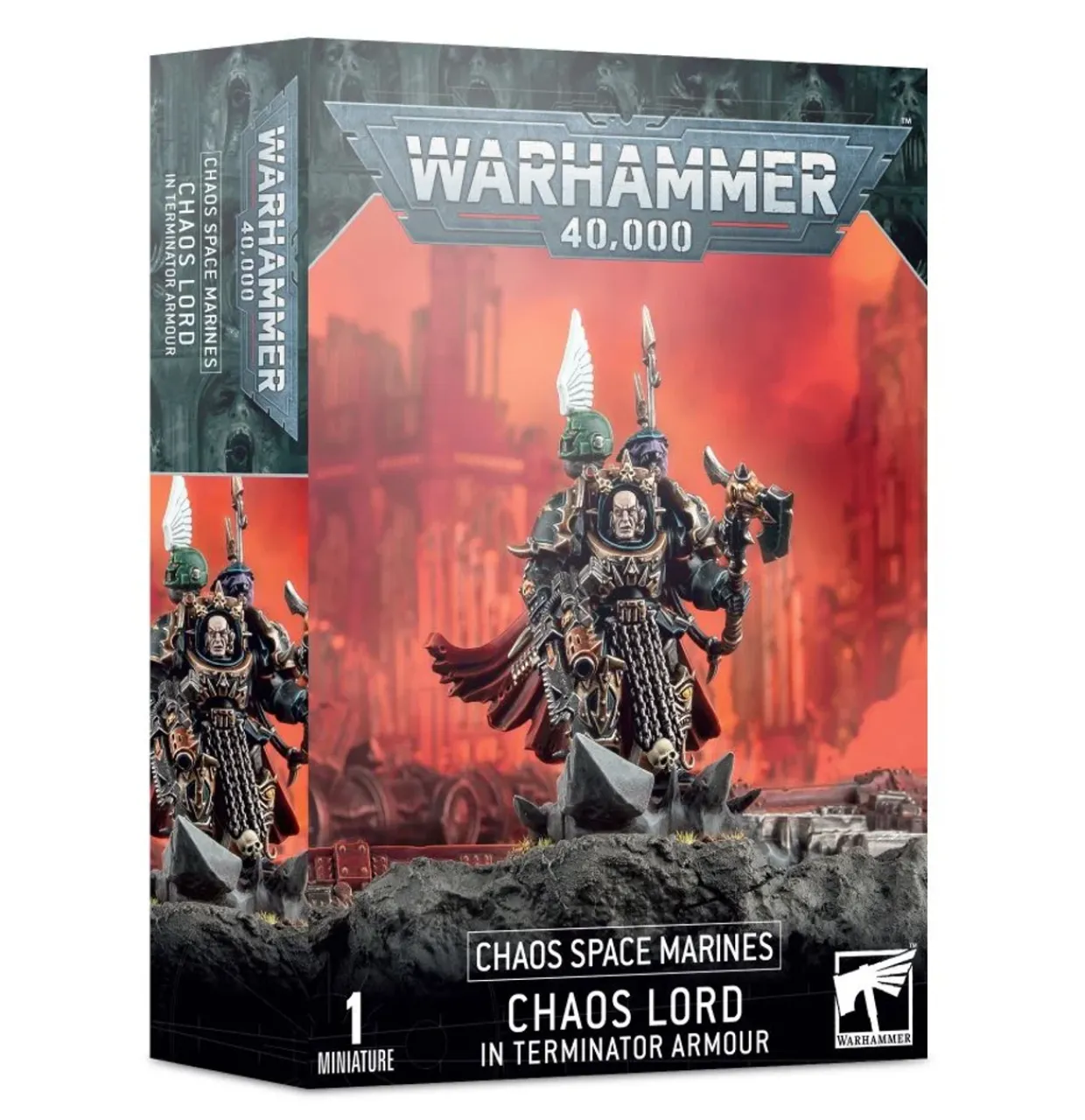 Games Workshop Warhammer 40,000 - Chaos Space Marines - Chaos Lord in Terminator Armour