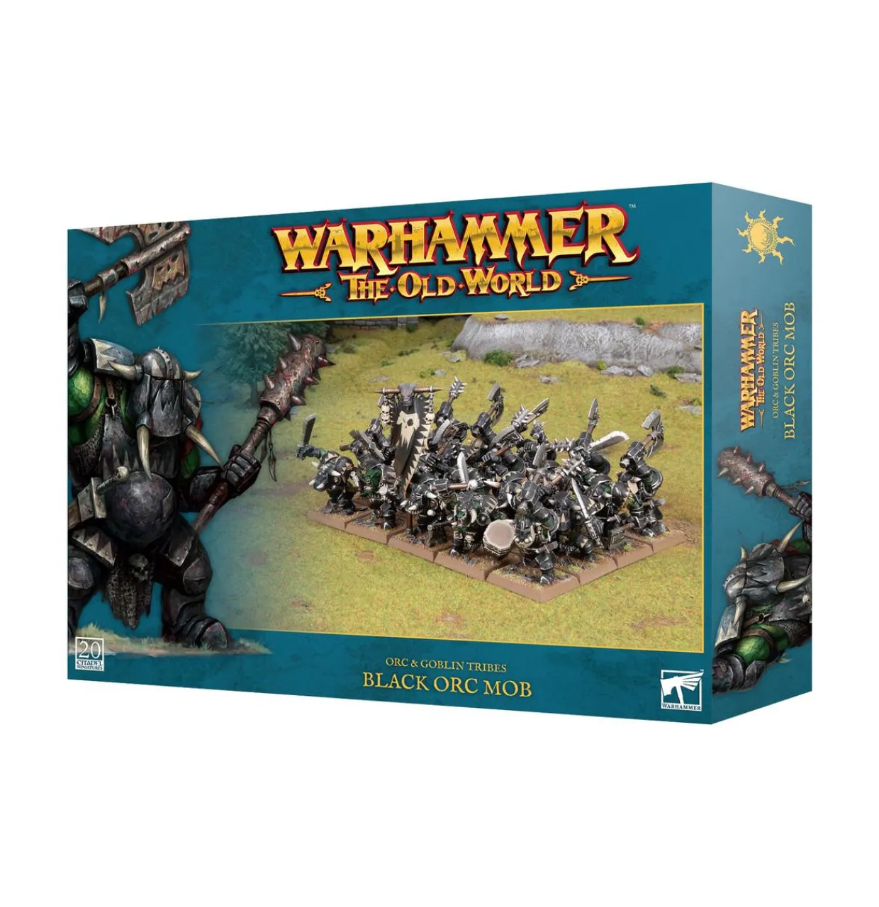Games Workshop Warhammer The Old World - Orc & Goblin Tribes - Black Orc Mob