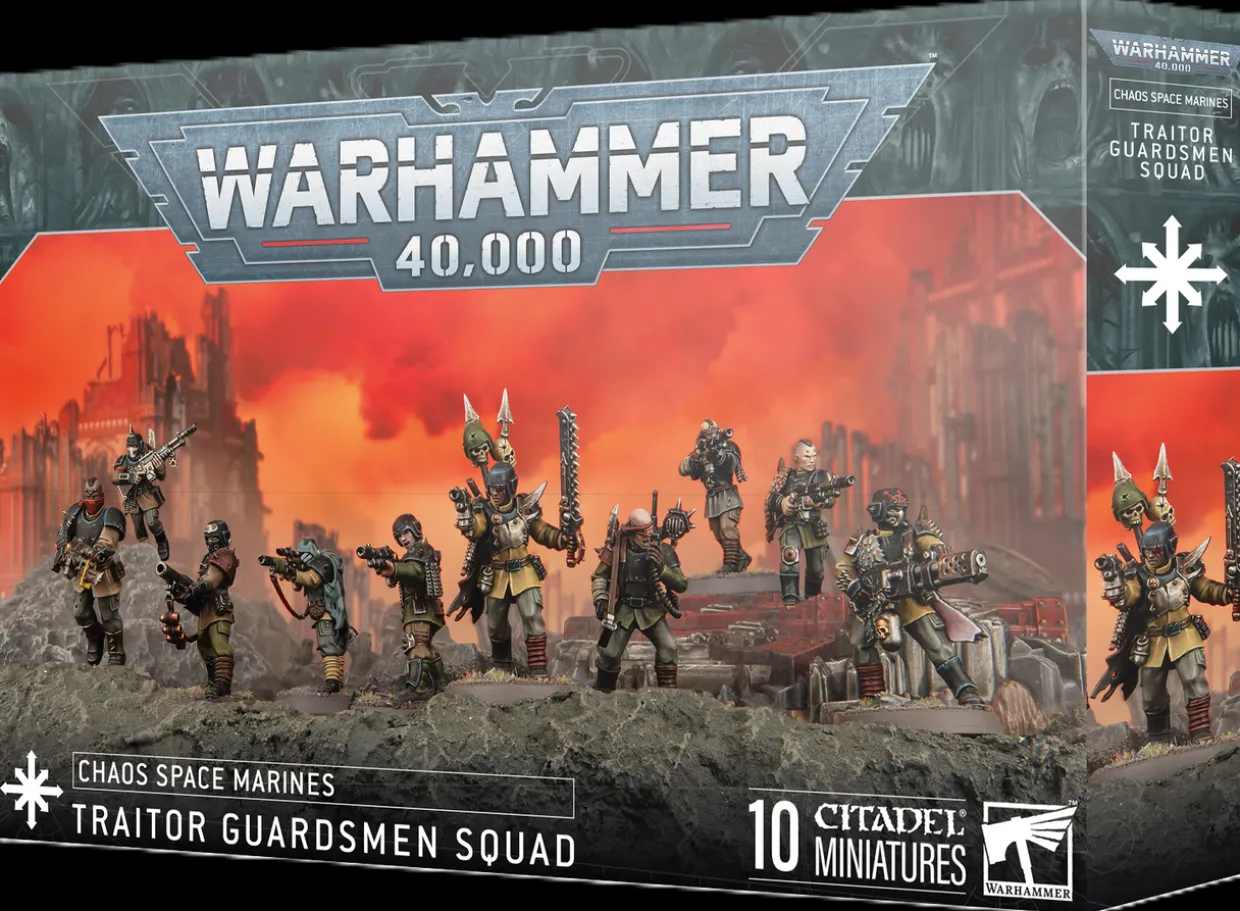Games Workshop Warhammer 40,000 - Chaos Space Marines - Traitor Guardsmen Squad