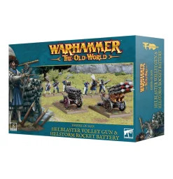 Games Workshop Warhammer The Old World - Empire of Man - Helblaster Volley Gun & Helstorm Rocket Battery