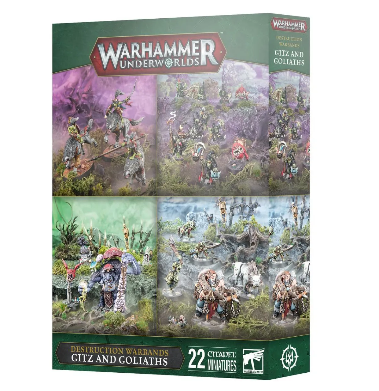 Games Workshop Warhammer Underworlds - Destruction Warbands - Gitz and Goliaths