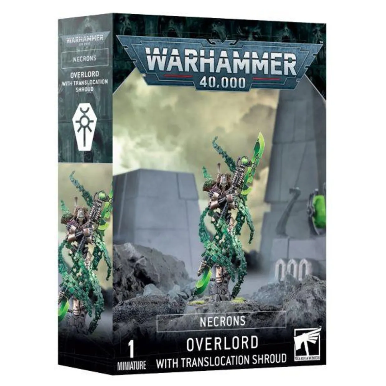 Games Workshop Warhammer 40,000 - Necron - Overlord with Translocation Shroud