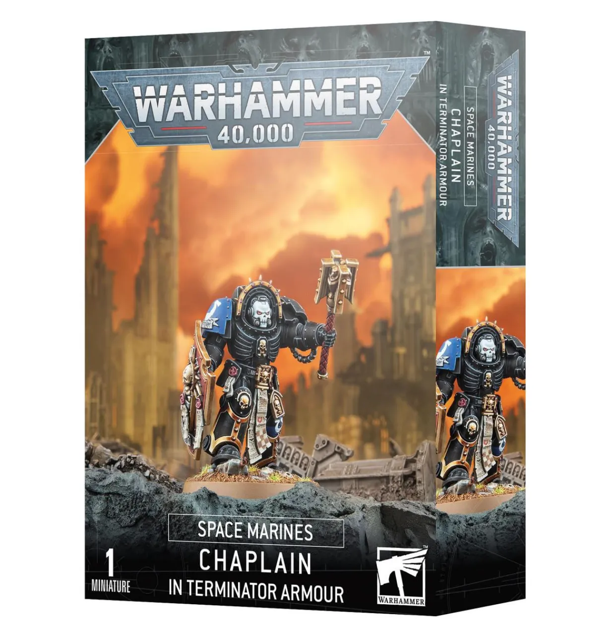 Games Workshop Warhammer 40,000 - Space Marines - Chaplain in Terminator Armour