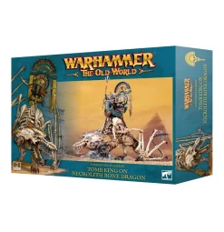 Games Workshop Warhammer The Old World - Tomb Kings of Khemri - Tomb King or Liche Priest on Necrolith Bone Dragon