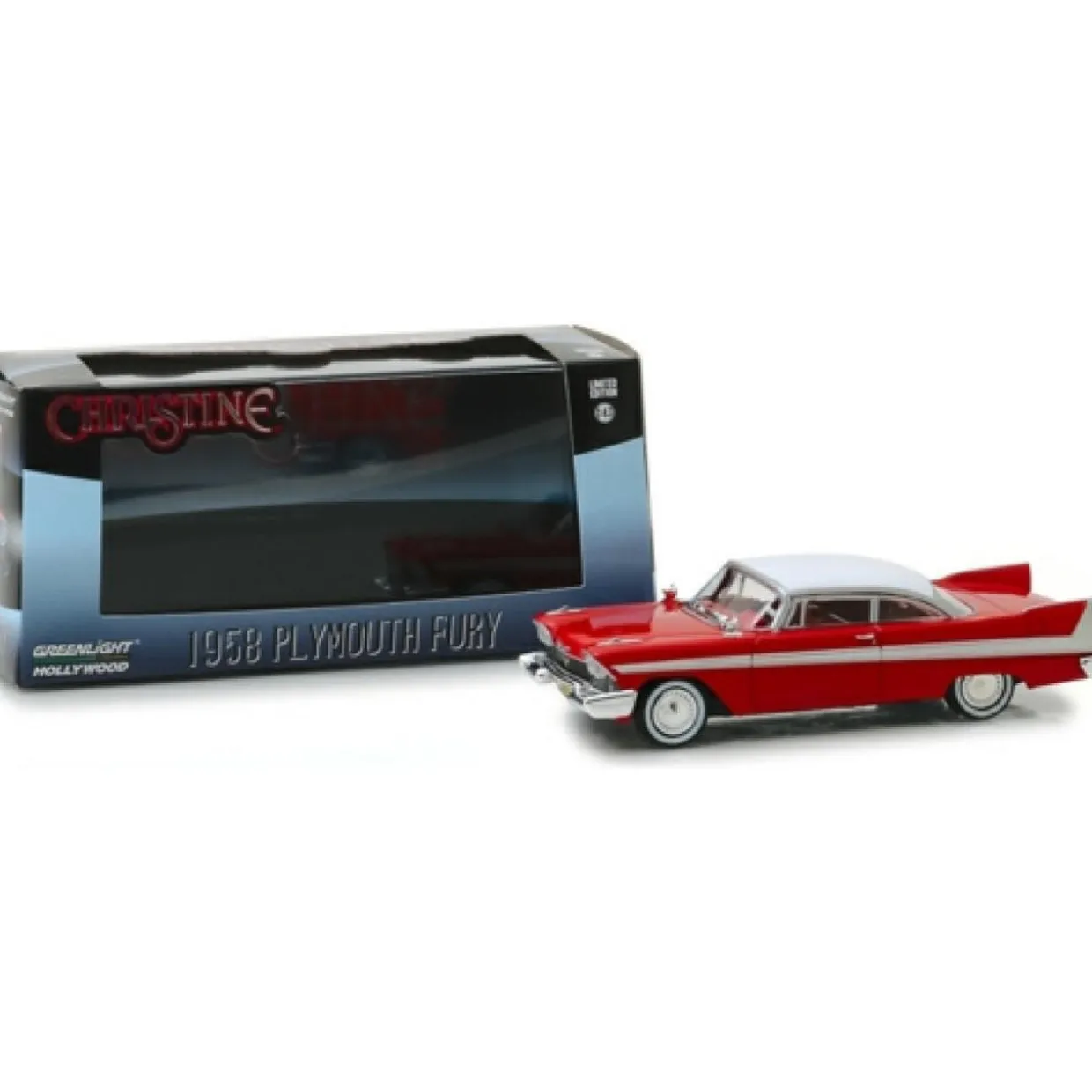 Greenlight 1/43 Christine (1983 Movie) 1958 Plymouth Fury (Evil Version)