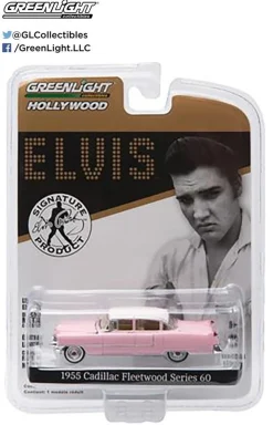 Greenlight 1/64 Elvis Presley (1935-77) - 1955 Cadillac Fleetwood Series 60 Pink