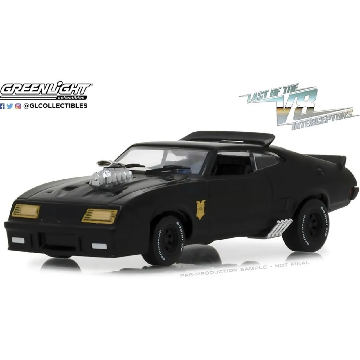 Greenlight 1/43 Last of the V8 Interceptors (1979 Mad Max Movie) - 1973 Ford Falcon XB