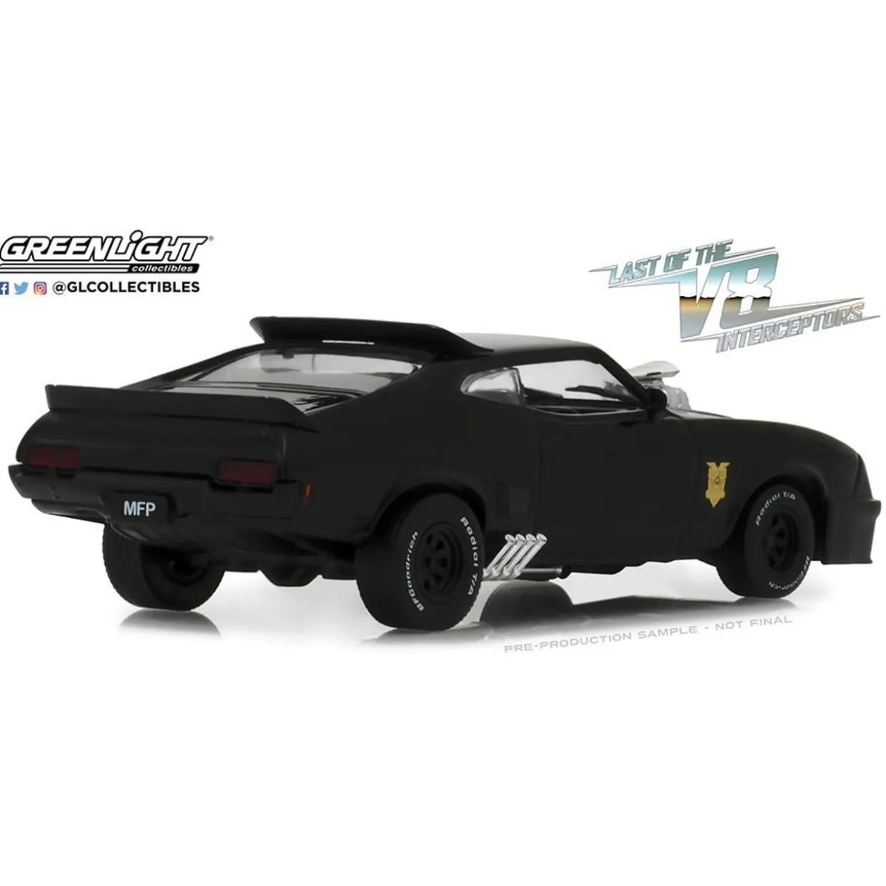 Greenlight 1/43 Last of the V8 Interceptors (1979 Mad Max Movie) - 1973 Ford Falcon XB