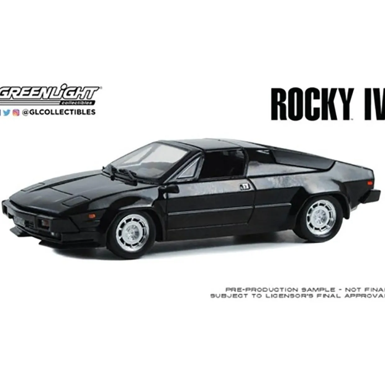 Greenlight 1/43 Rocky IV (1985 Movie) 1984 Lamborghini Jalpa P3500