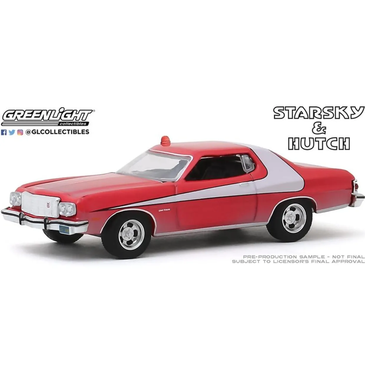 Greenlight 1/64 Starsky & Hutch (1975-79 TV Series) - 1976 Gran Torino Dirty Version