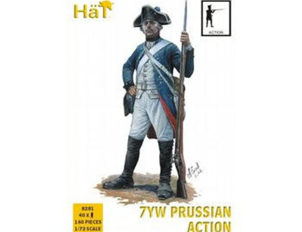 Hat Industrie 1/72 7 Years War Prussian Infantry Action