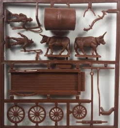 Hat Industrie 1/72 Colonial Ox Drawn Wagon Model Kit
