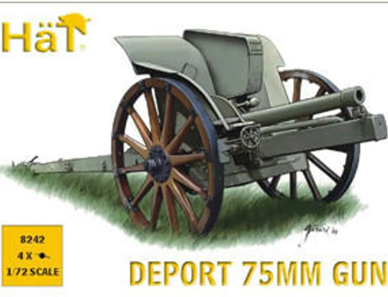 Hat Industrie 1/72 Italian Artillery - 75mm Deport