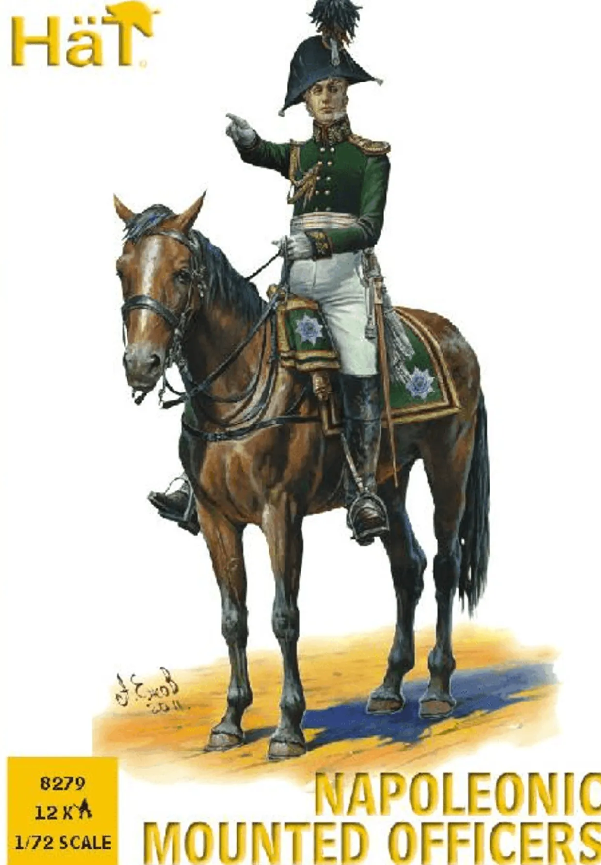 Hat Industrie 1/72 Napoleonic Mounted Officers - Russian, Spanish, and Prussian