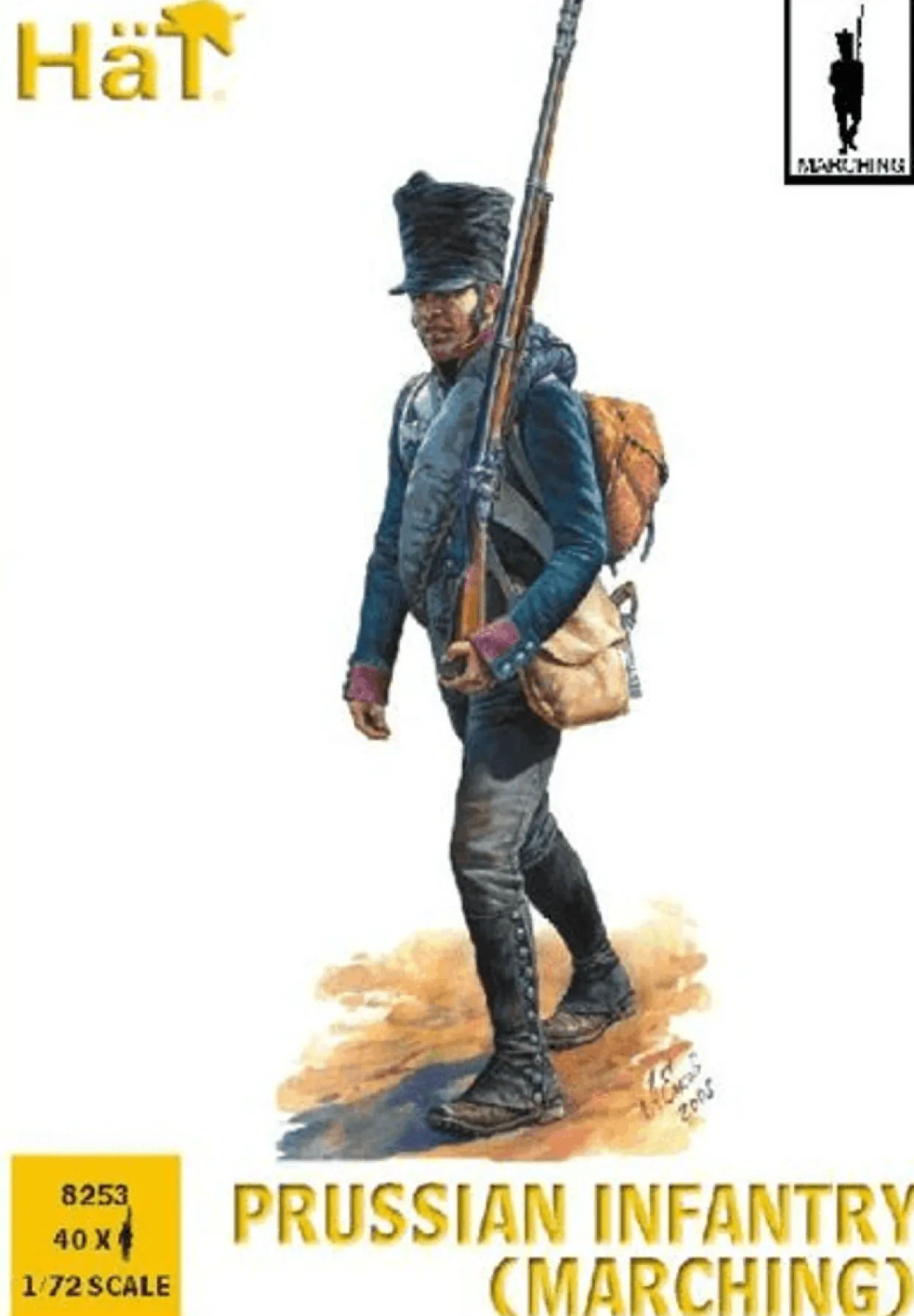 Hat Industrie 1/72 Napoleonic Prussian Infantry Marching