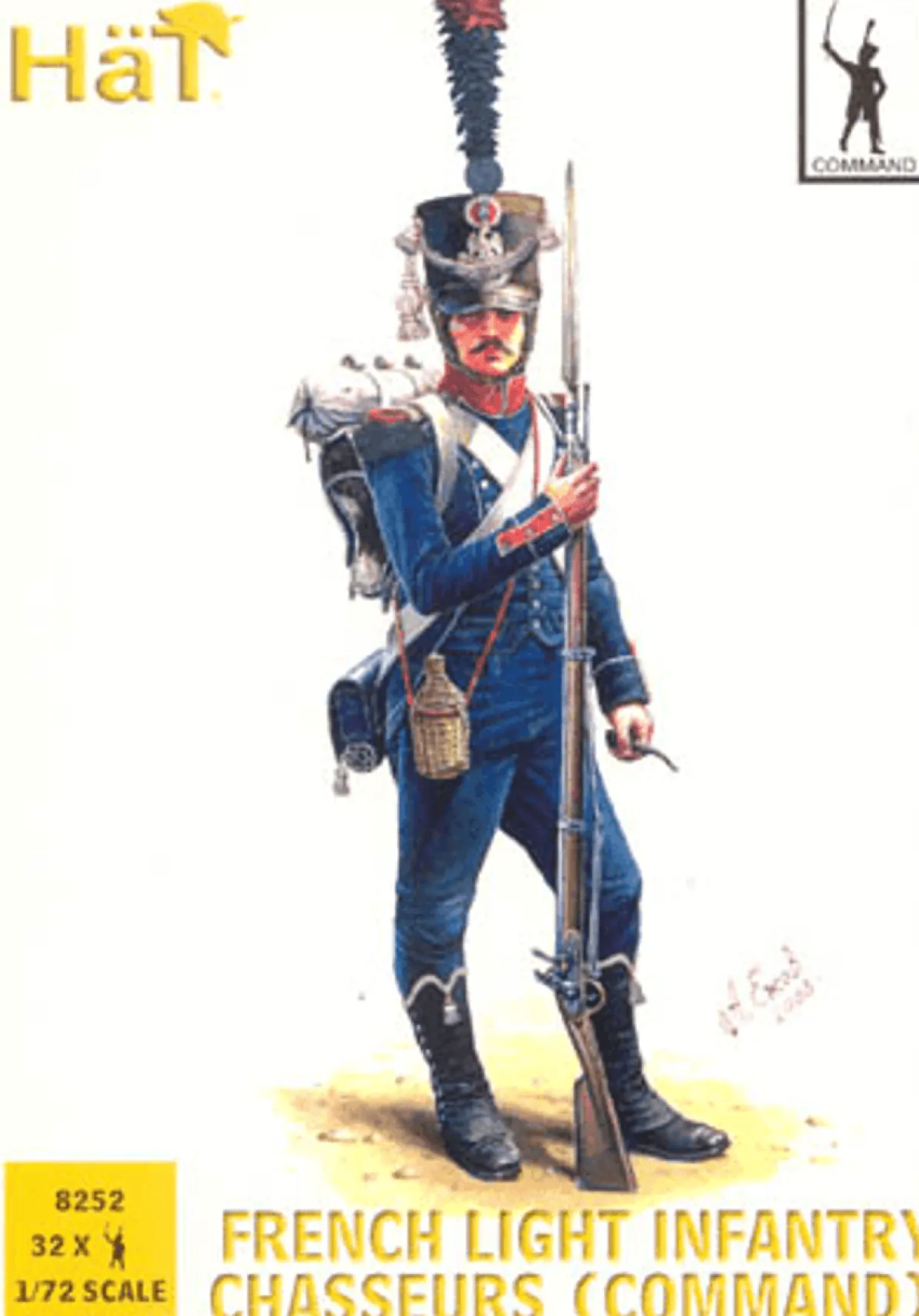 Hat Industrie 1/72 Napoleonic French Light Infantry Chasseurs - Command