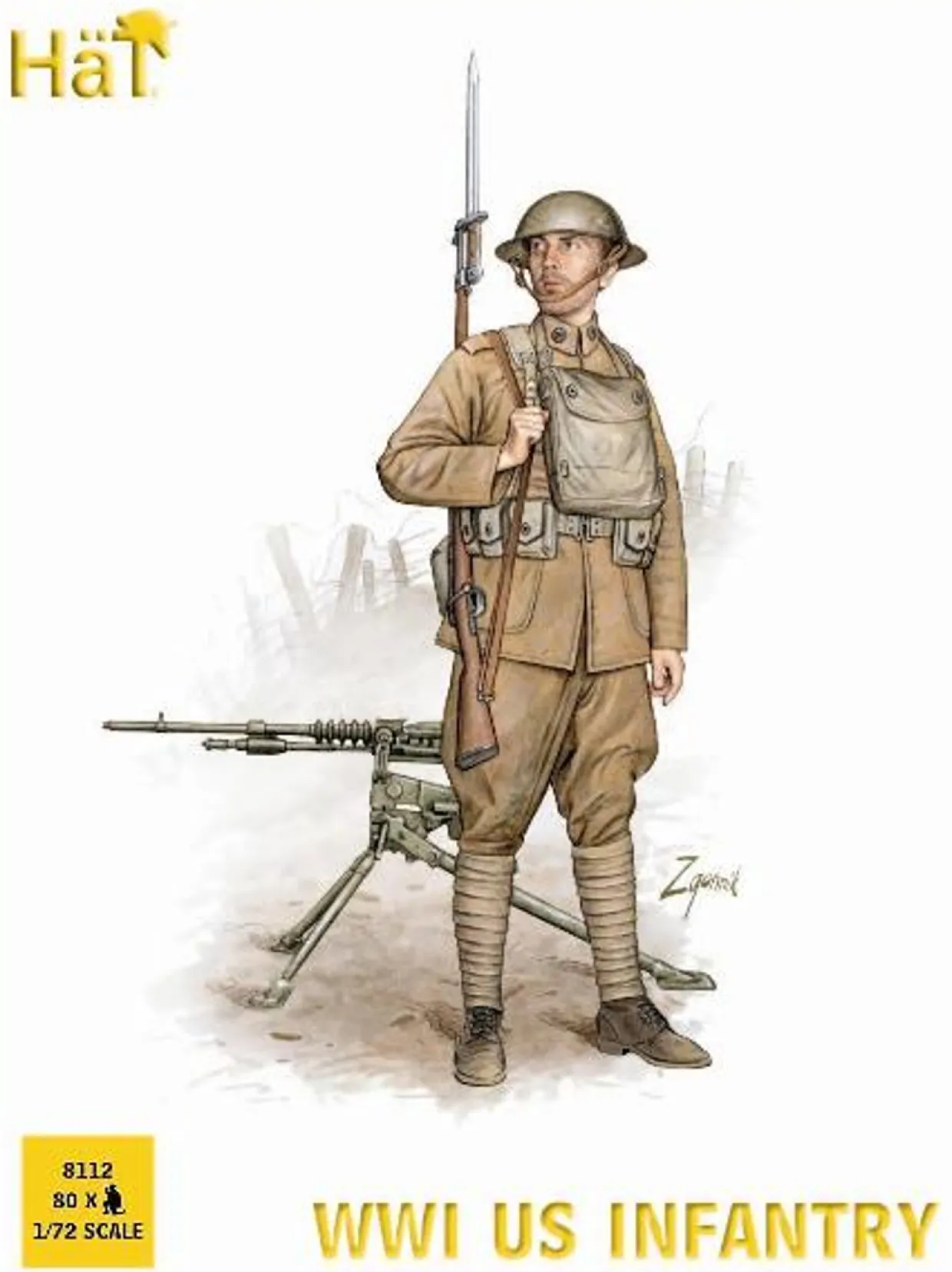 Hat Industrie 1/72 WWI US Infantry