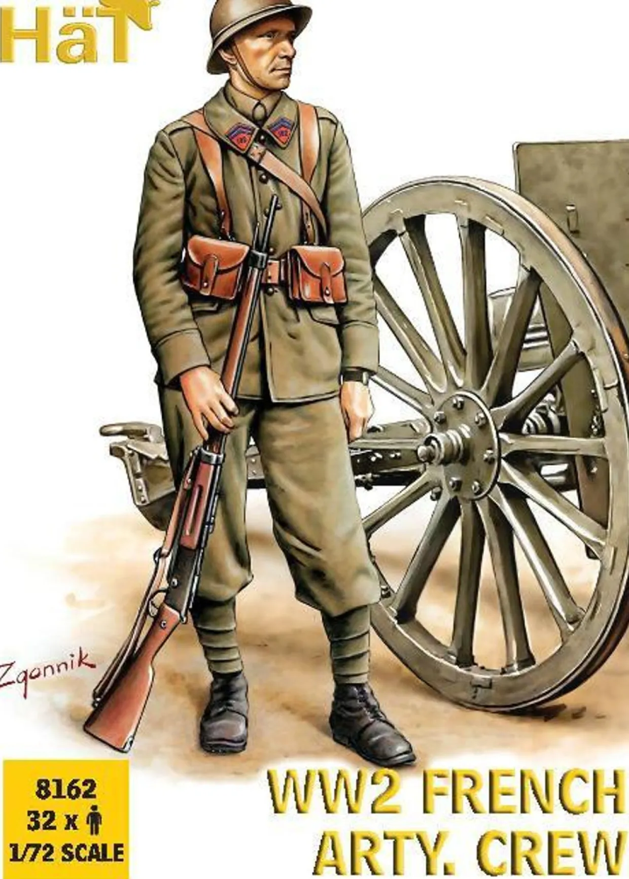 Hat Industrie 1/72 WWII French Artillery Crew E28B