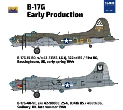Hong Kong Models 1/48 Boeing B-17G Flying Fortress Early Production Model Kit