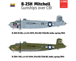 Hong Kong Models 1/32 North American B-25H Mitchell over CBI Model Kit