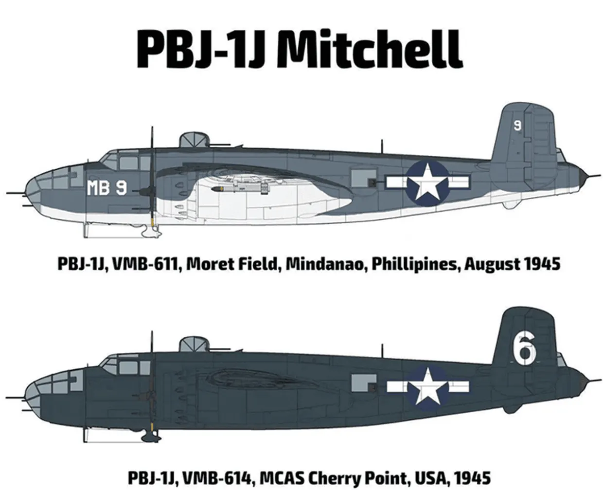 Hong Kong Models 1/48 North American PBJ-1J Mitchell