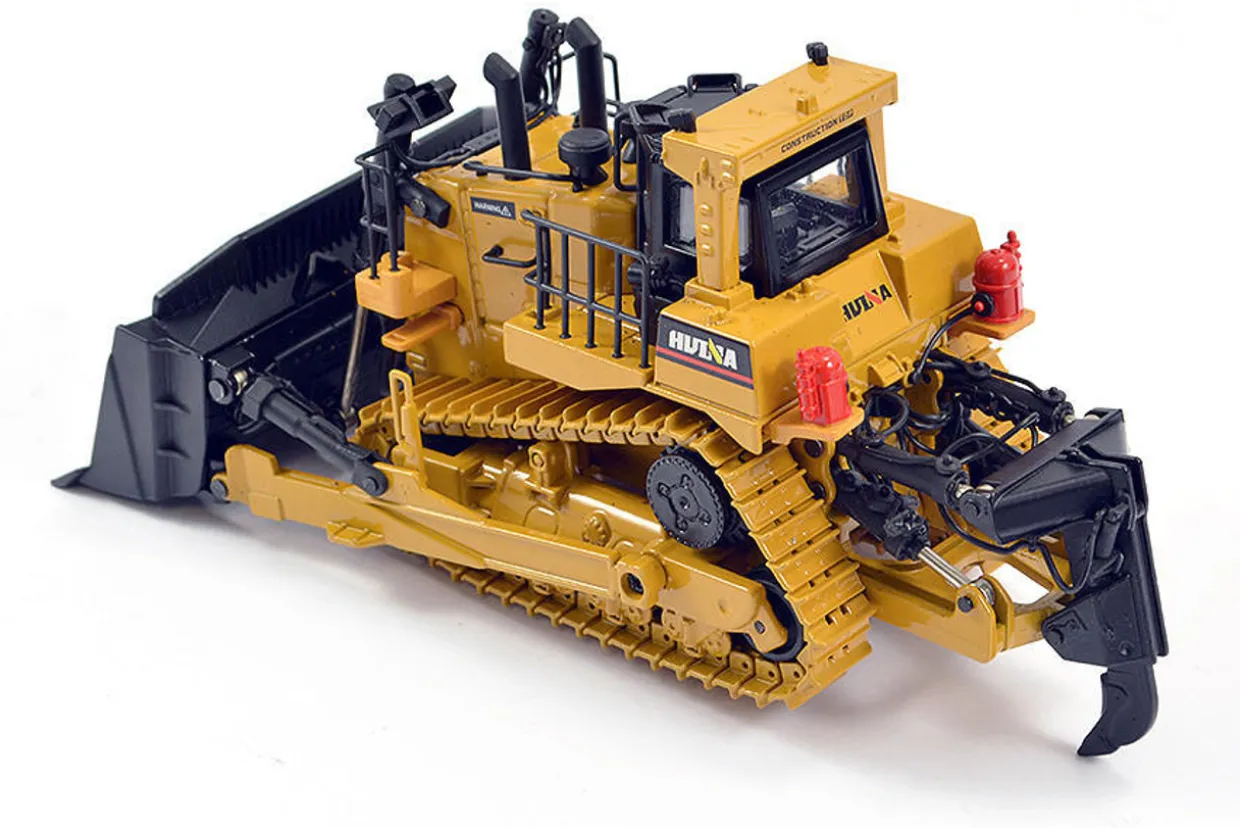 HuiNa 1/50 Bulldozer Earthmover Static Diecast Model