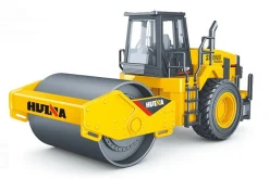HuiNa 1/40 Diecast Road Roller Static Model