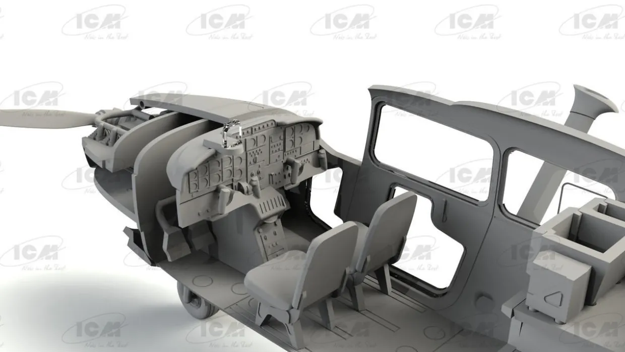 ICM 1/48 Cessna O-2A Skymaster Model Kit