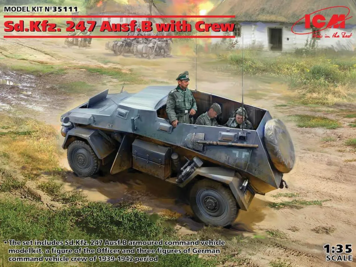 ICM 1/35 German Ad.Kfz. 247 Ausf.B With Crew